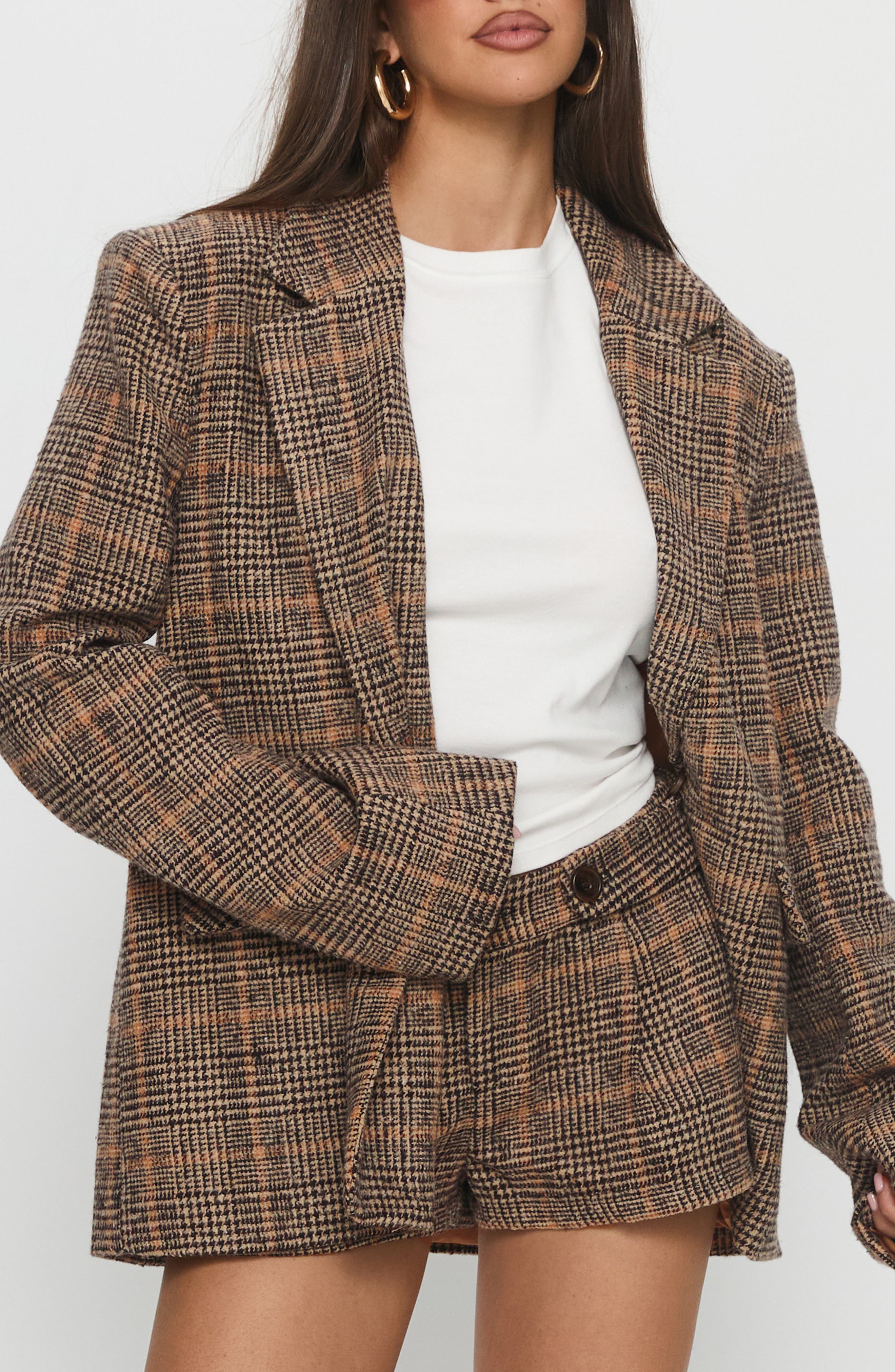 selected BROWN PLAID