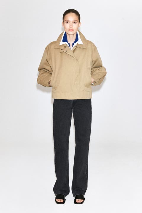 Rounded Short Trench Coat