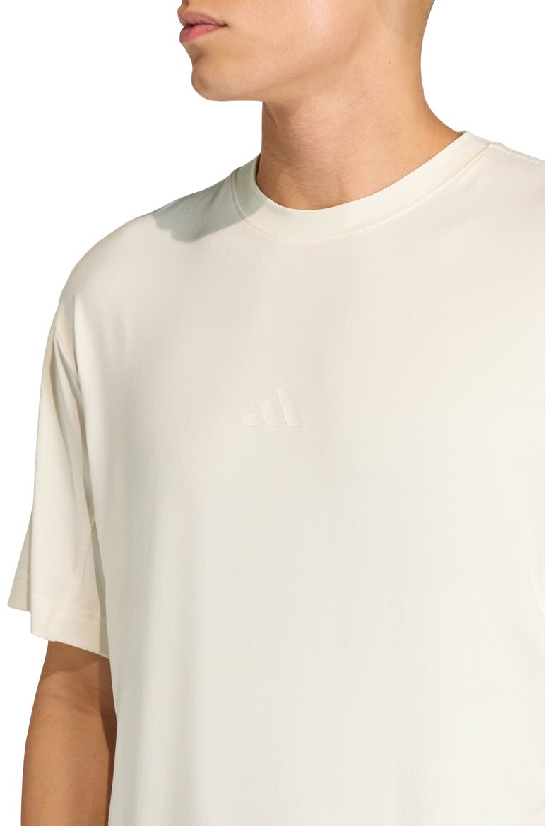 Puremotion Climacool Crewneck T-Shirt, Alternate, color, CHALK