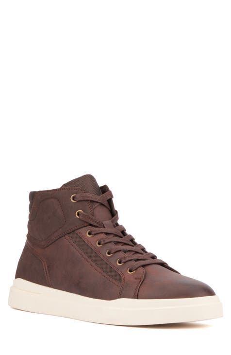 Mens high top suede shoes on sale