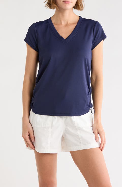 Ruched Tech T-Shirt