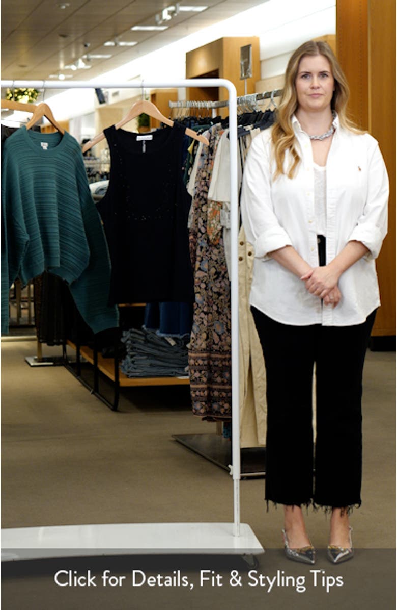 Rhinestone Organic Cotton Rib Tank, sales video thumbnail