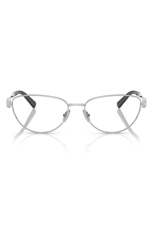 Tiffany & Co . 56mm Oval Optical Glasses In Metallic