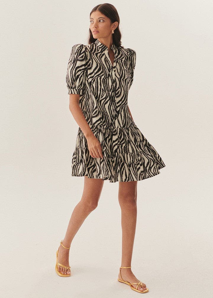 Exquise Vanessa Pleated Cotton Mini Dress (Women) | Nordstrom