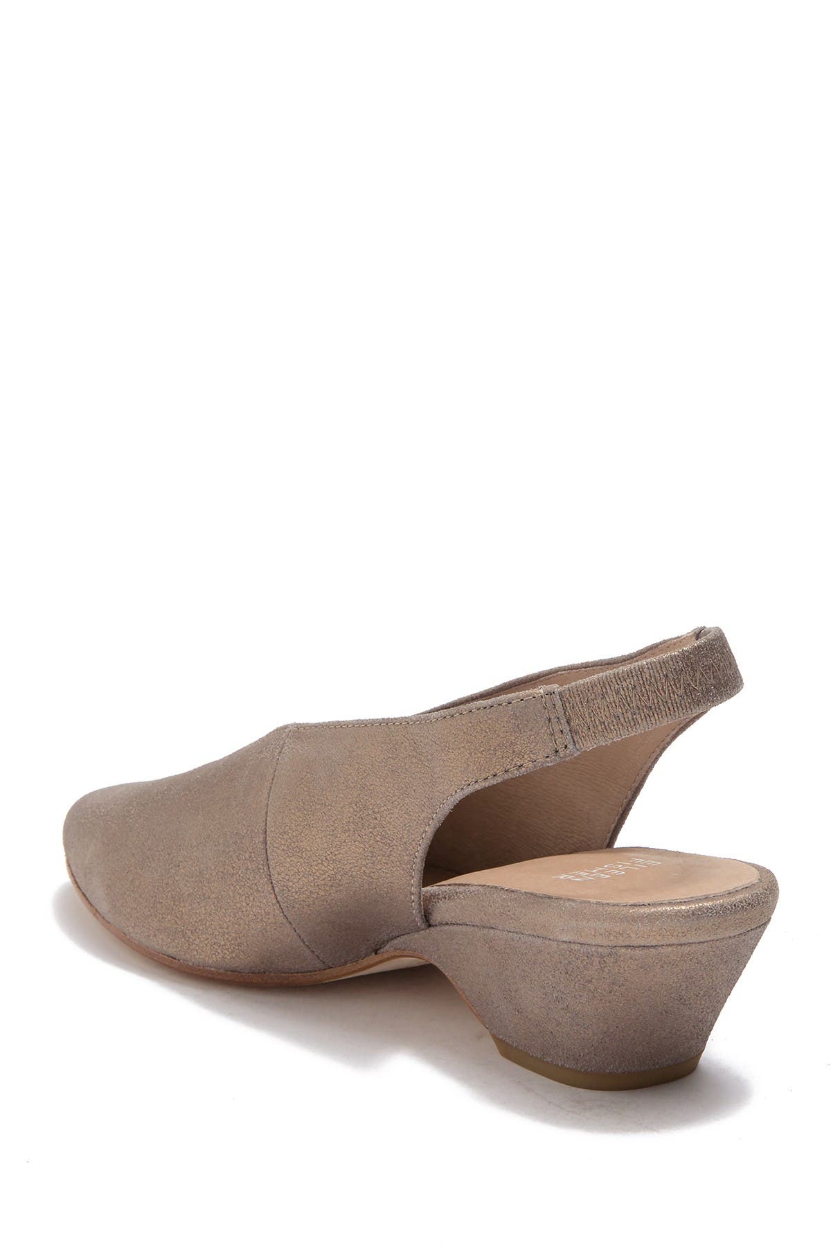 Eileen Fisher Gatwick Metallic Leather Slingback Sandal, Alternate, color, 