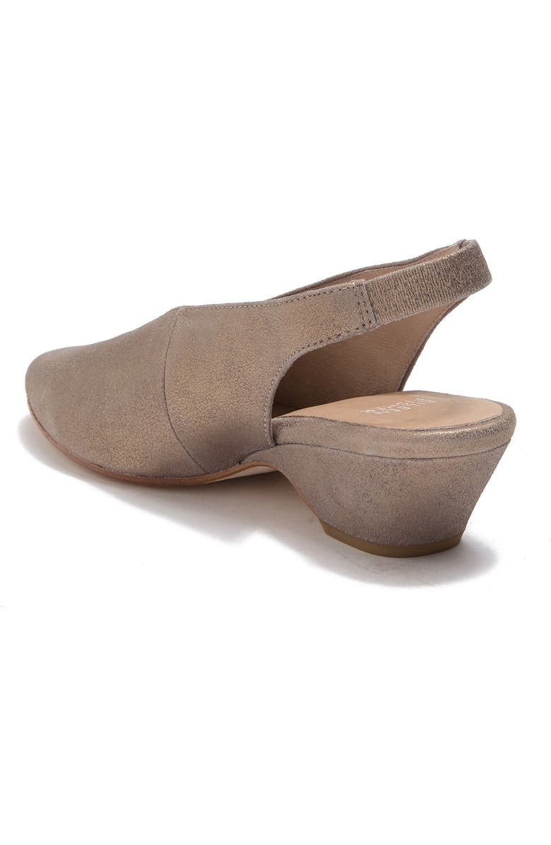 Eileen Fisher Gatwick Metallic Leather Slingback Sandal, Alternate, color,