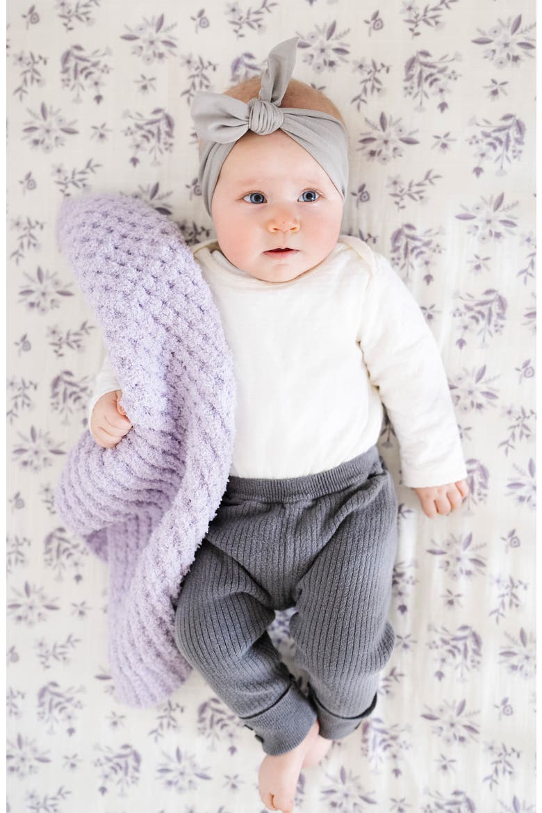 Waffle Mini Blanket, Alternate, color, WISTERIA