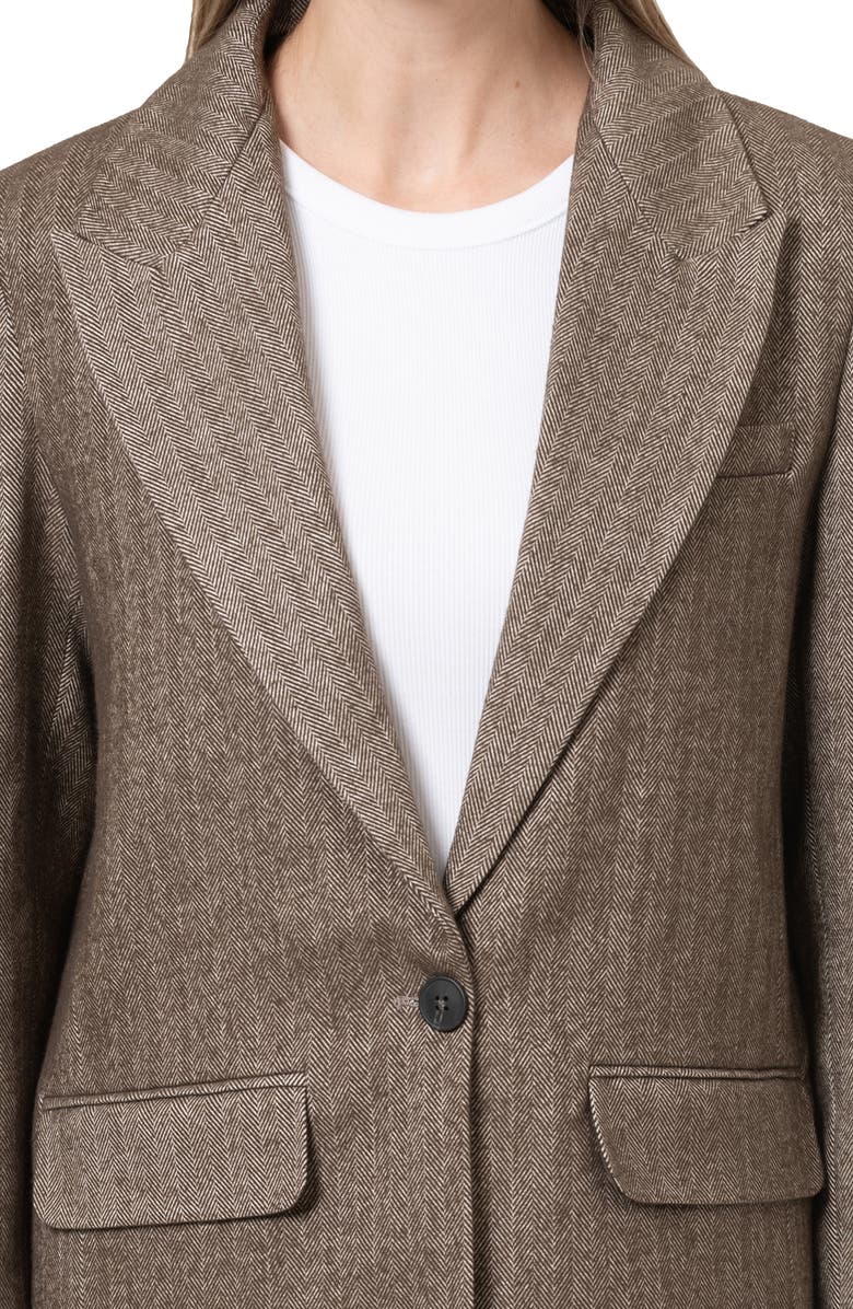 Mavi Jeans Houndstooth Blazer, Alternate, color, 