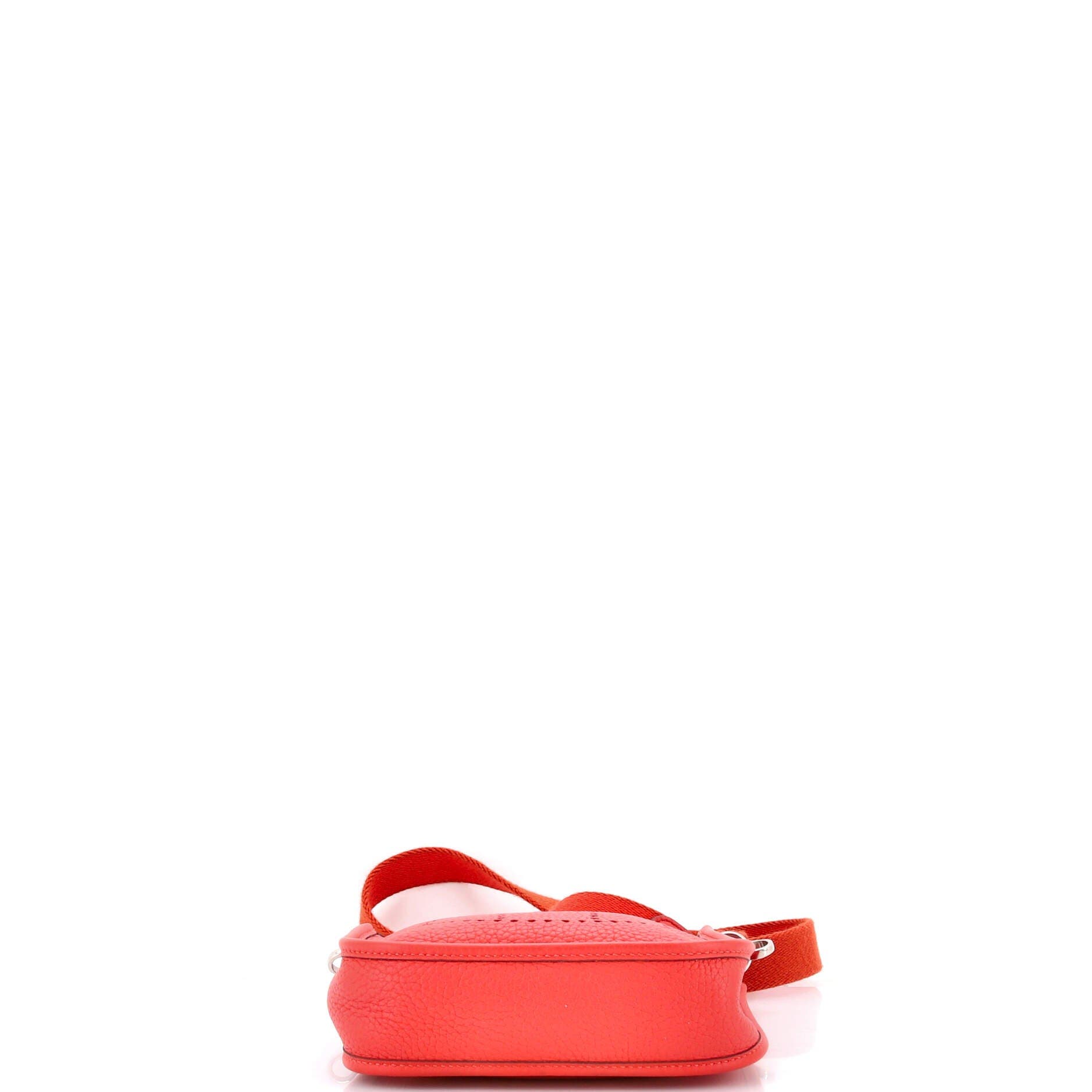 Pre-Owned Hermes Evelyne Bag Gen III Clemence TPM, Alternate, color, Rouge Pivoine