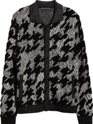 John Varvatos Venosa Houndstooth Cotton
Alpaca Blend Cardigan
