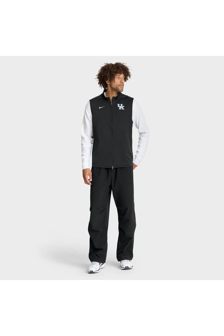Men's Nike Black Kentucky Wildcats Primetime Victory Performance Full-Zip Vest, Alternate, color, Black