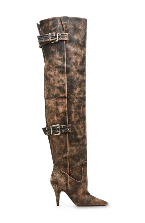 Steve Madden Baddie Over The Knee Boot In Brown