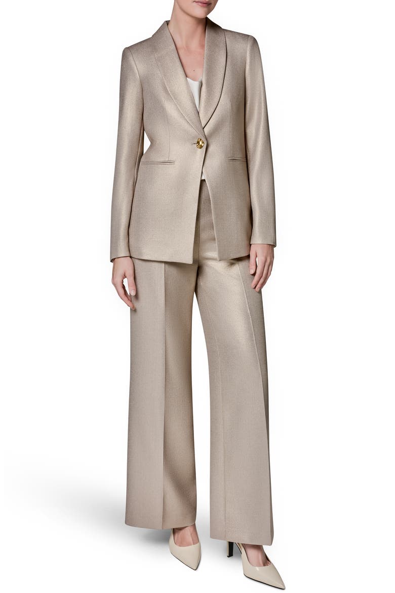 Shawl Collar Jacket, Alternate, color, LT FAWN/ GO