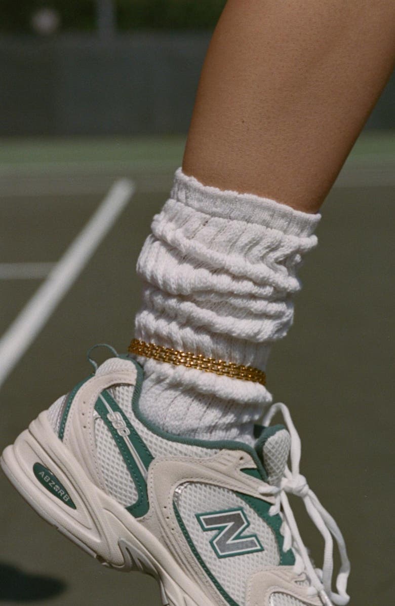 st. Moran Phoebe Grid Anklet, Alternate, color, Gold