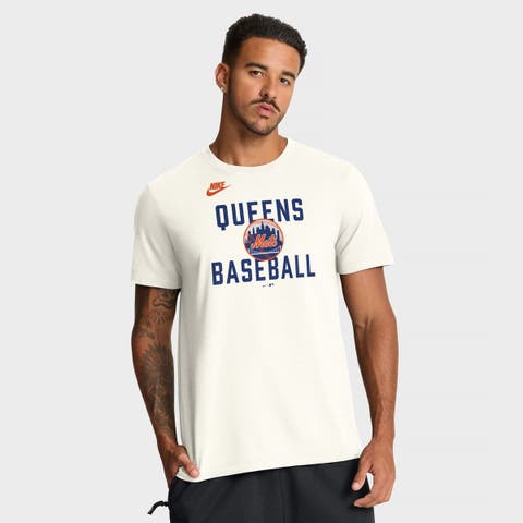 Men's Nike Cream New York Mets Cooperstown Collection ‘70s Inspired T-Shirt
