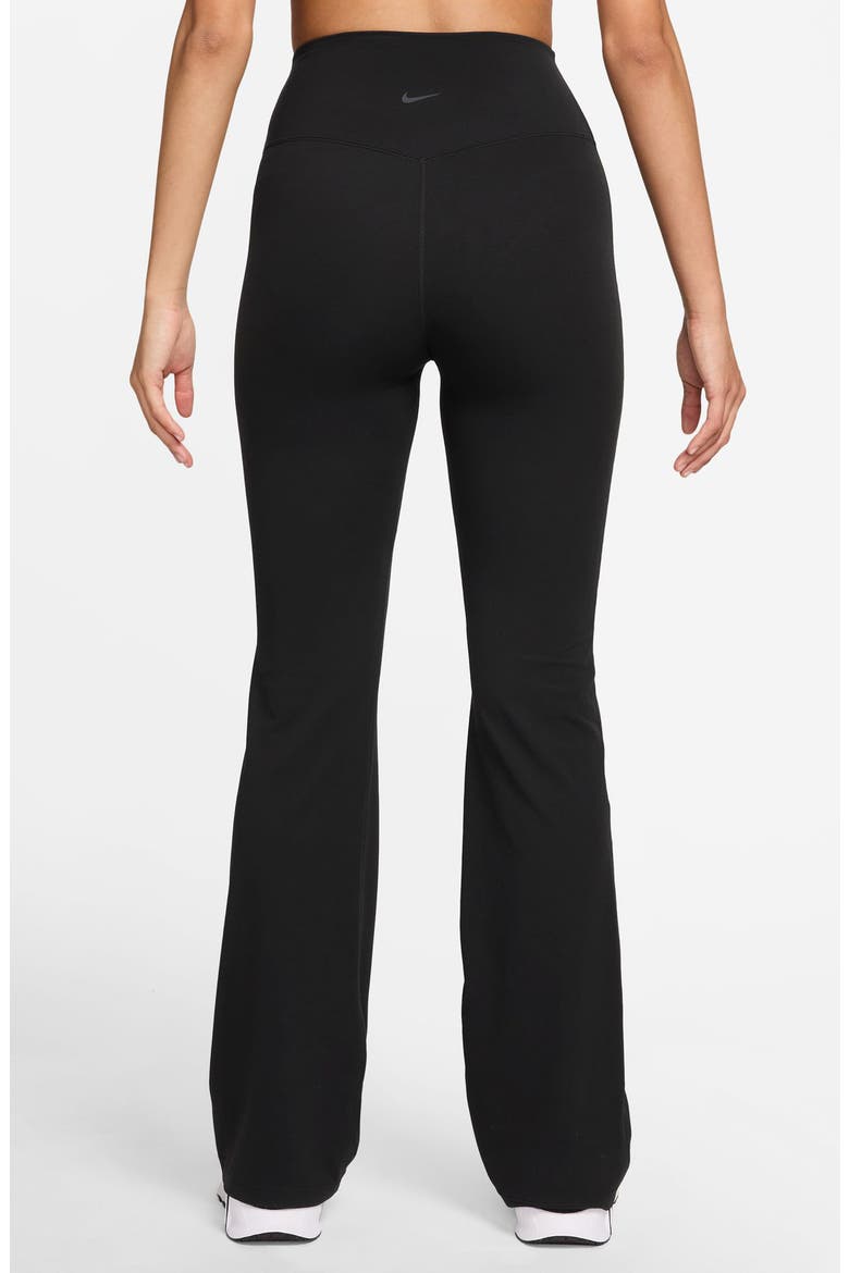 Zenvy Dri-FIT Flare Leggings, Alternate, color, 010 BLACK/COL GY