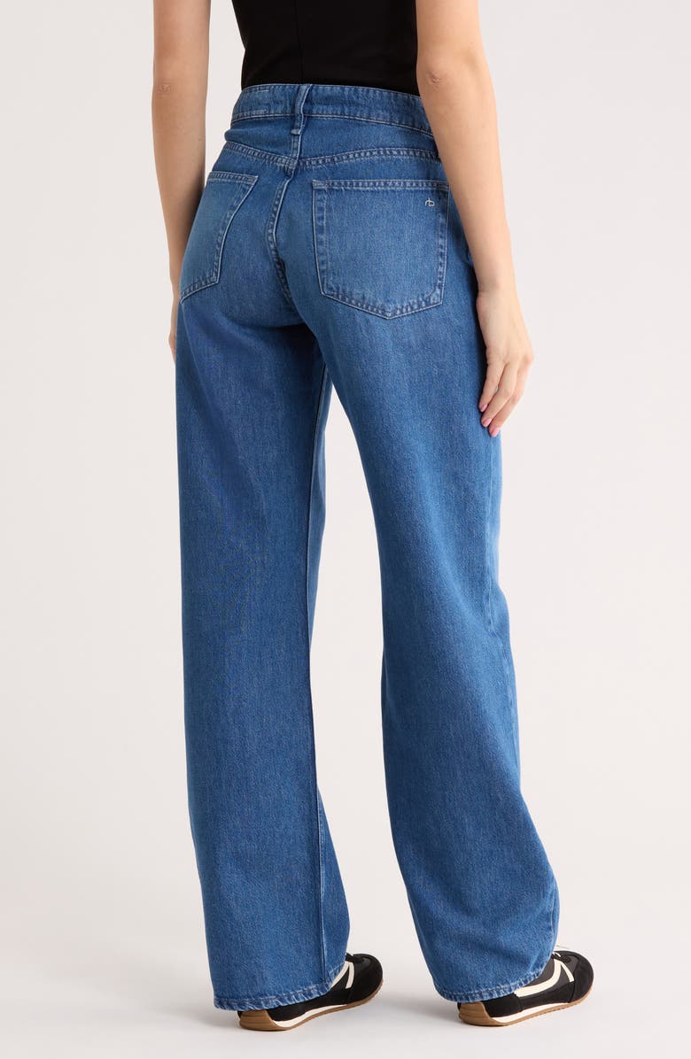 rag & bone Lori Low Rise Wide Leg Jeans, Alternate, color, Massie