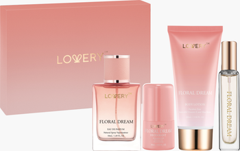 Floral Dream 5-Piece Gift Set with Eau de Parfum, Deodorant, Lotion & Cologne