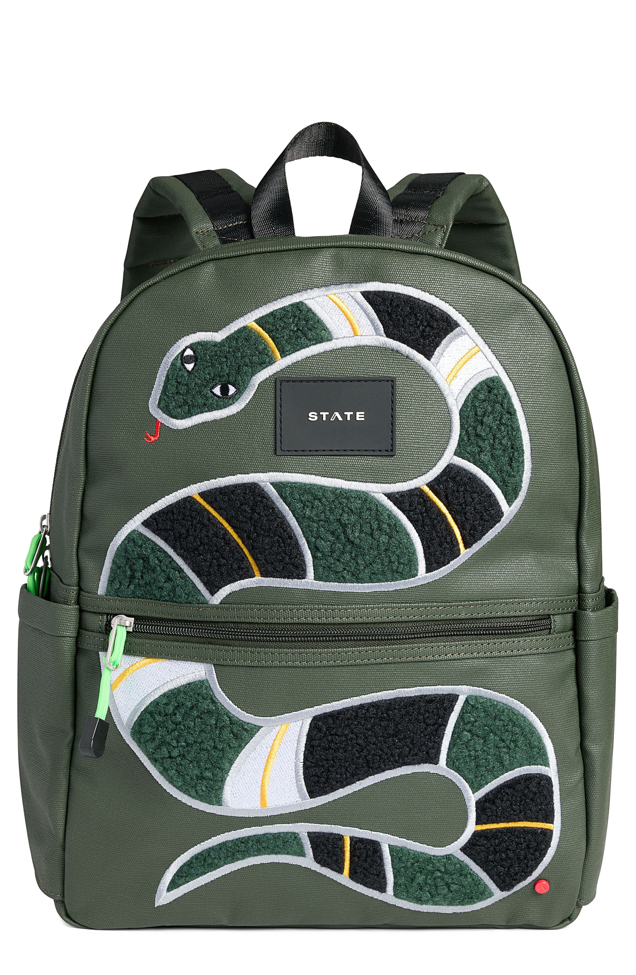 Kids' Kane Travel Backpack, Main, color, FUZZY SNAKE