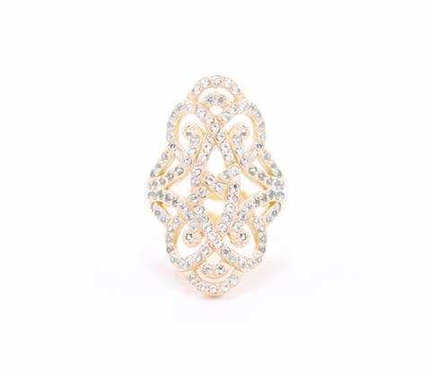 Infinite Love Pave Adjustable Ring
