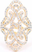 Seven Saints Infinite Love Pave Adjustable Ring