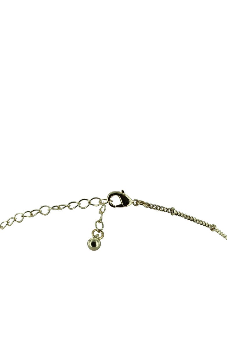 OLIVIA WELLES Dina Floral Pendant Necklace, Alternate, color, Gold / Yellow