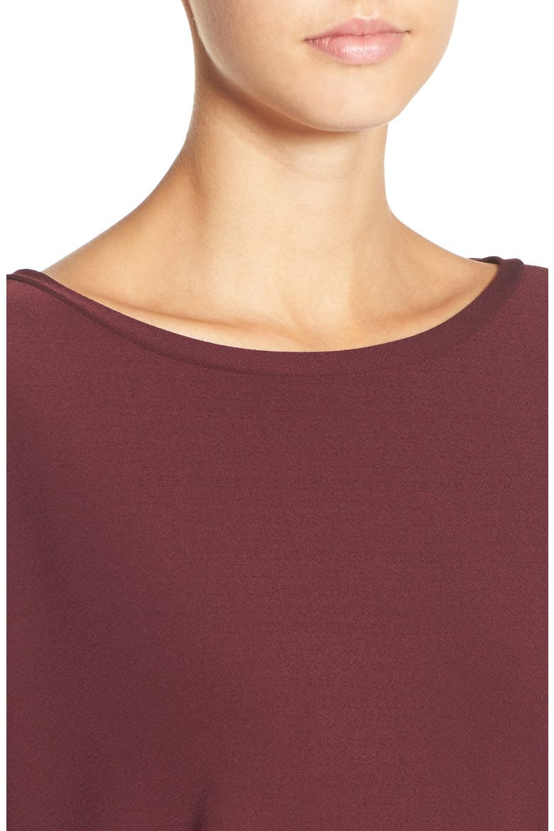 Dolman Dress, Alternate, color, BURGUNDY STEM