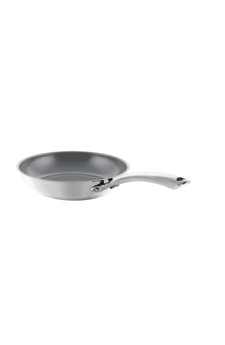 CHANTAL 3.Clad 10-Inch Fry Pan w/ Fusion Ti Nonstick Ceramic Coating, Main, color, Silver
