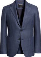 ZEGNA Fairway Crossover Linen Blend Sport Coat