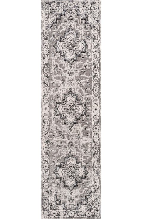 Denia Ornate Geometric Medallion Area Rug