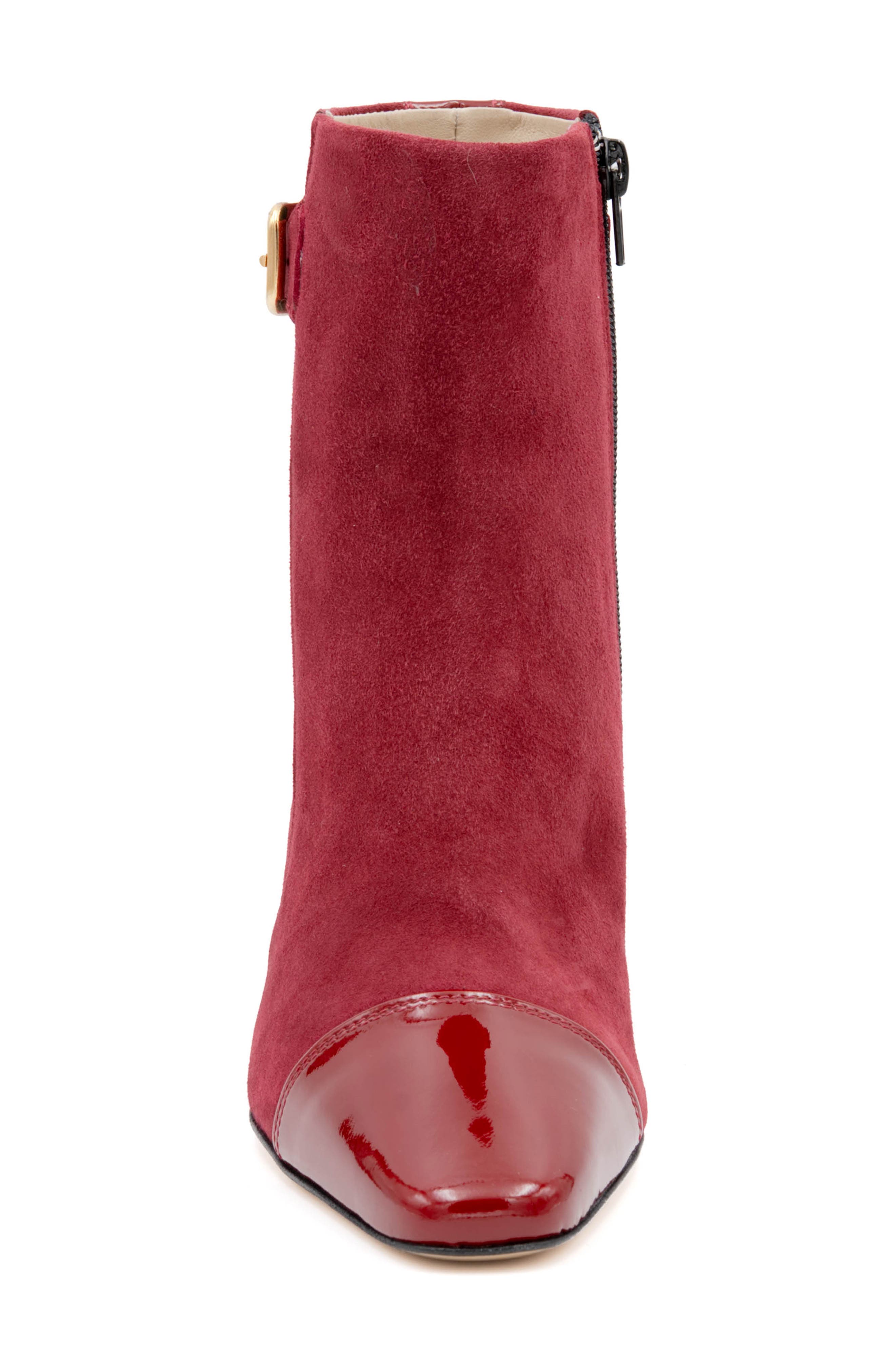 Feroce Cap Toe Bootie, Alternate, color, CERISE CASHMERE CHERRY GOLD