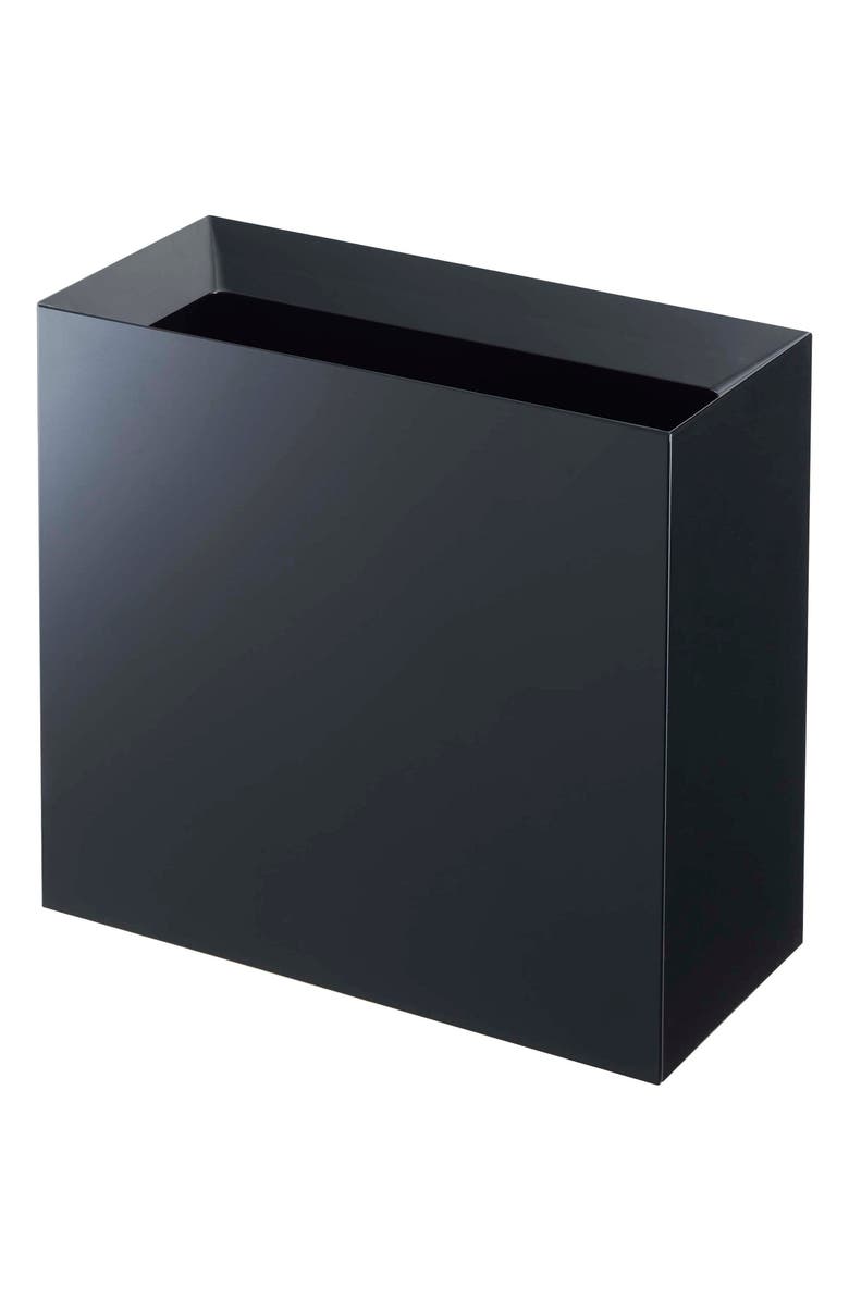 Yamazaki Wide Trash Can, Main, color, Black