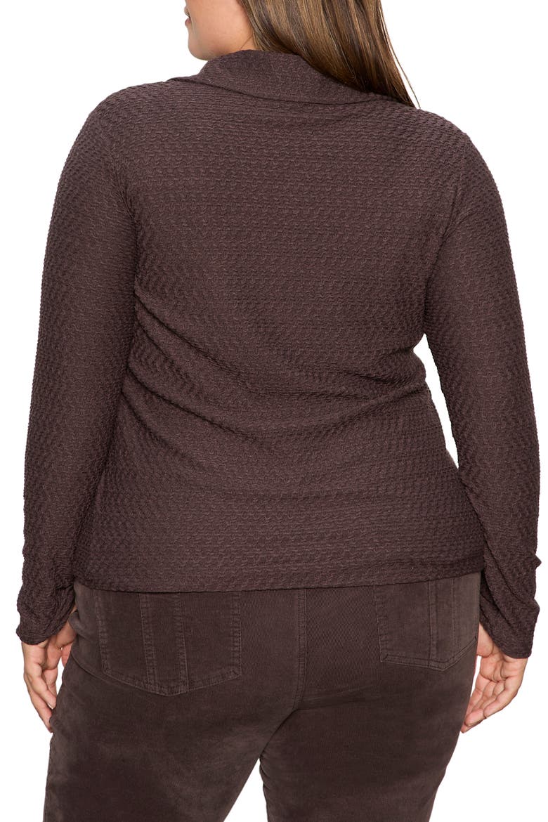 Dreamgirl Textured Knit Cardigan, Alternate, color, SEMI SWEET
