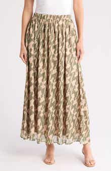 Renee C Mesh Maxi Skirt