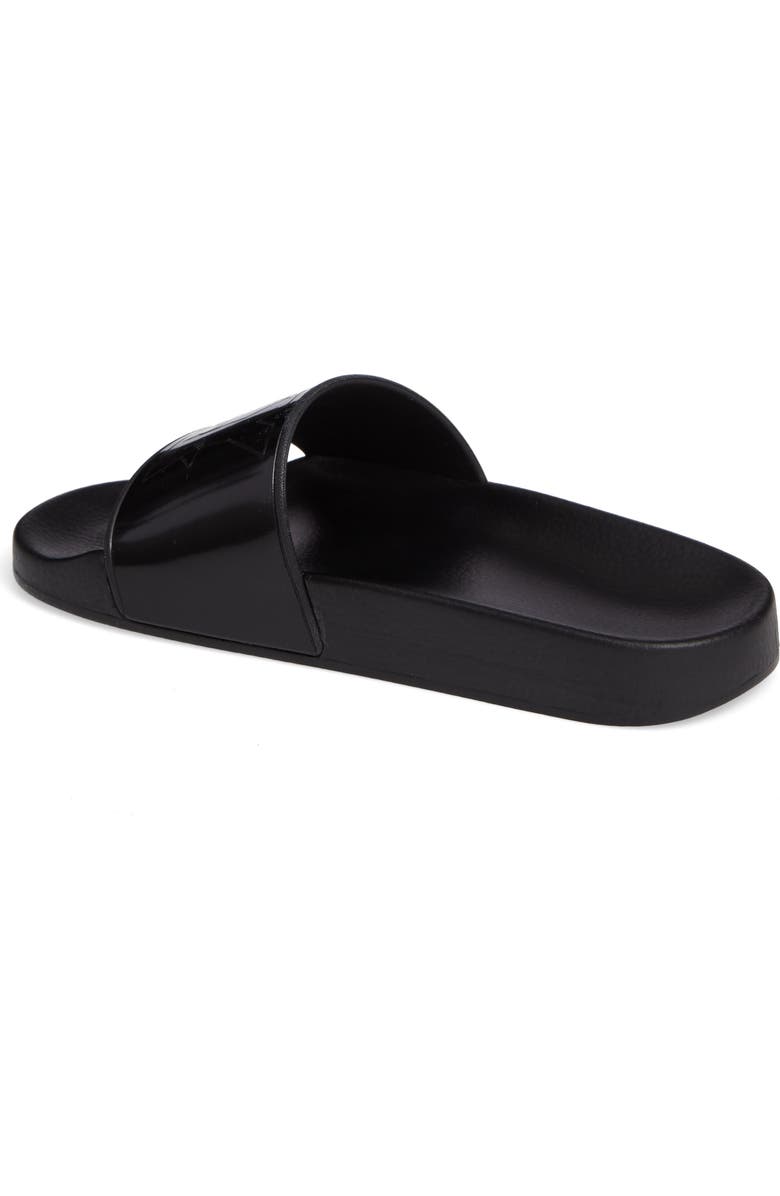 IVY PARK<sup>®</sup> Glossy Logo Slide Sandal, Alternate, color,