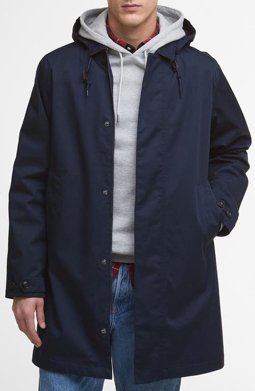 Barbour Lorig Mac Waterproof Jacket In Blue