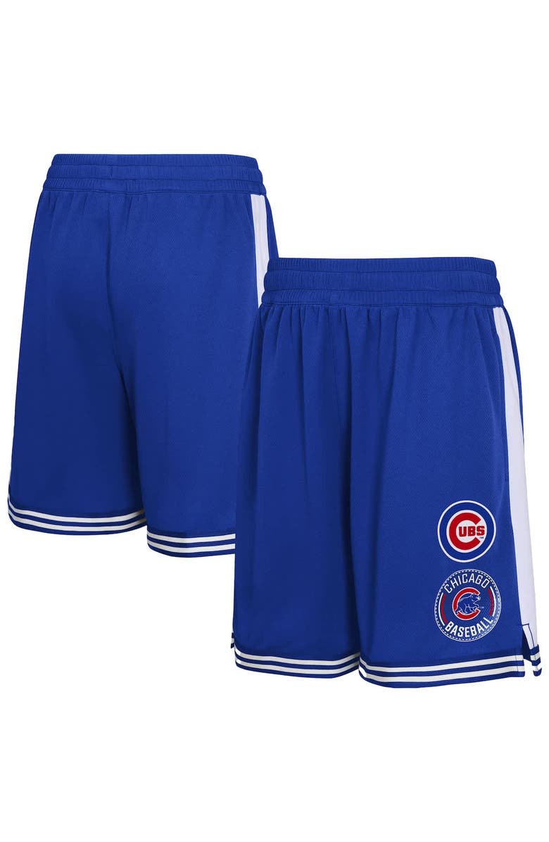 Outerstuff Youth  Royal Chicago Cubs Infielder Shorts, Main, color, 