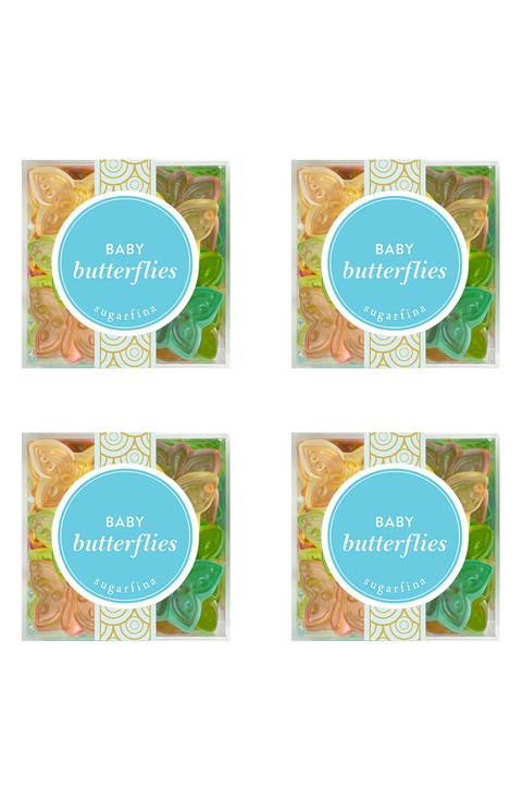 Baby Butterflies 4-Piece Candy Cube