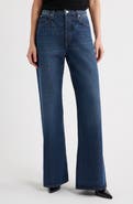 FRAME The Loose High Waist Wide Leg Jeans