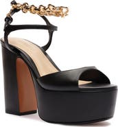 Schutz Lys Ankle Strap Platform Sandal