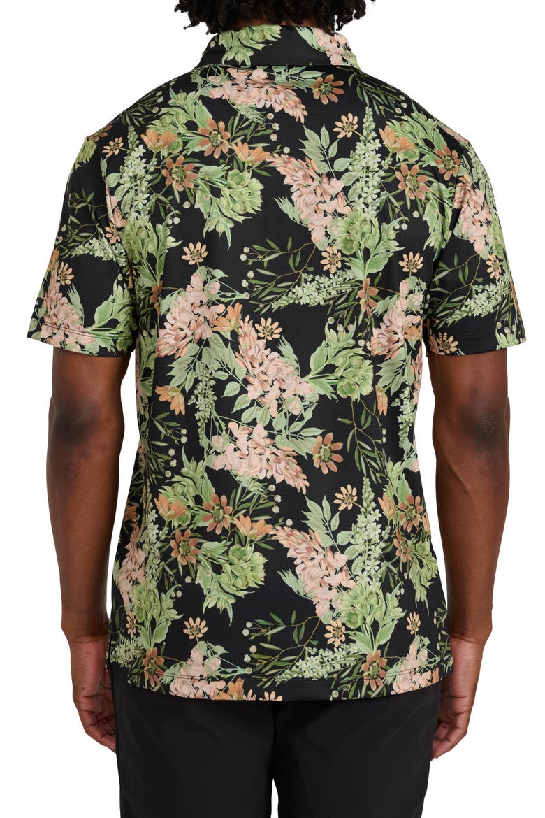 Patterned Performance Golf Polo, Alternate, color, RANDYS MOSS