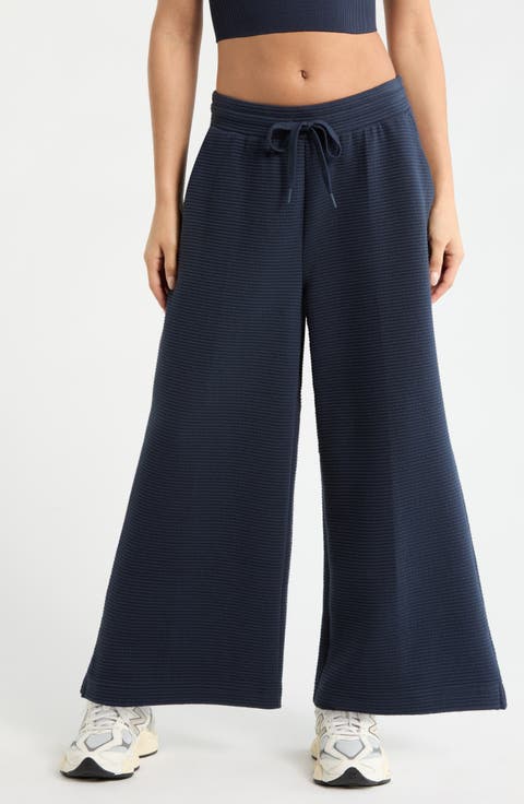 Ottoman Wide Leg Ankle Pants