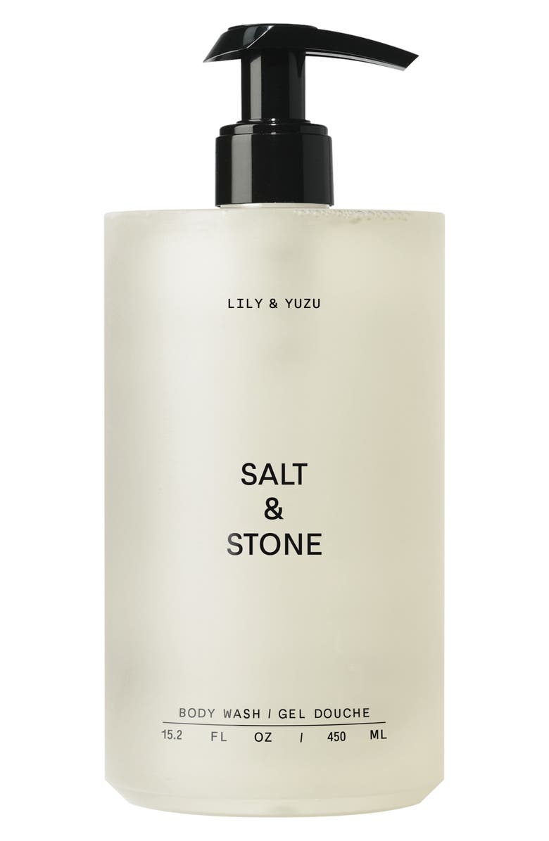 SALT & STONE Lily & Yuzu Body Wash, Main, color,