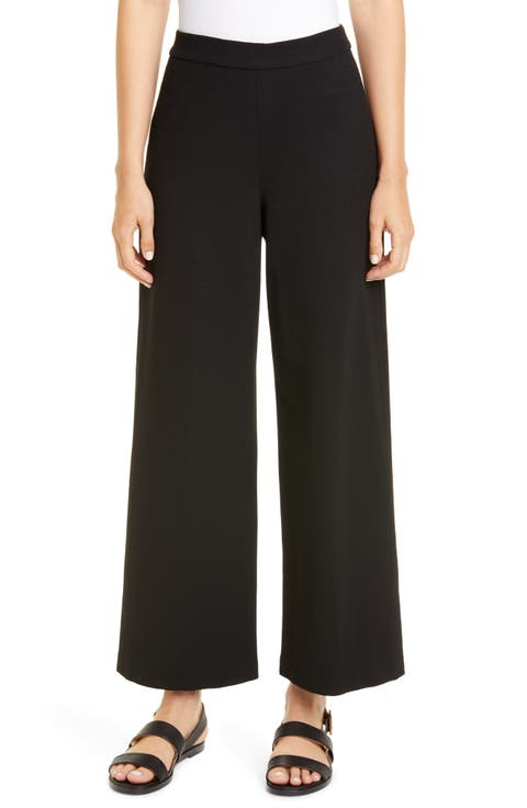 Interlock Ankle Wide Leg Pants