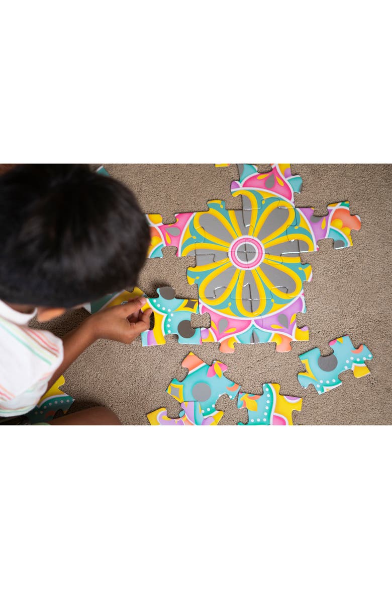 Mirror Magic 75 Piece Floor Puzzle, Ages 4+, Alternate, color, Multicolored
