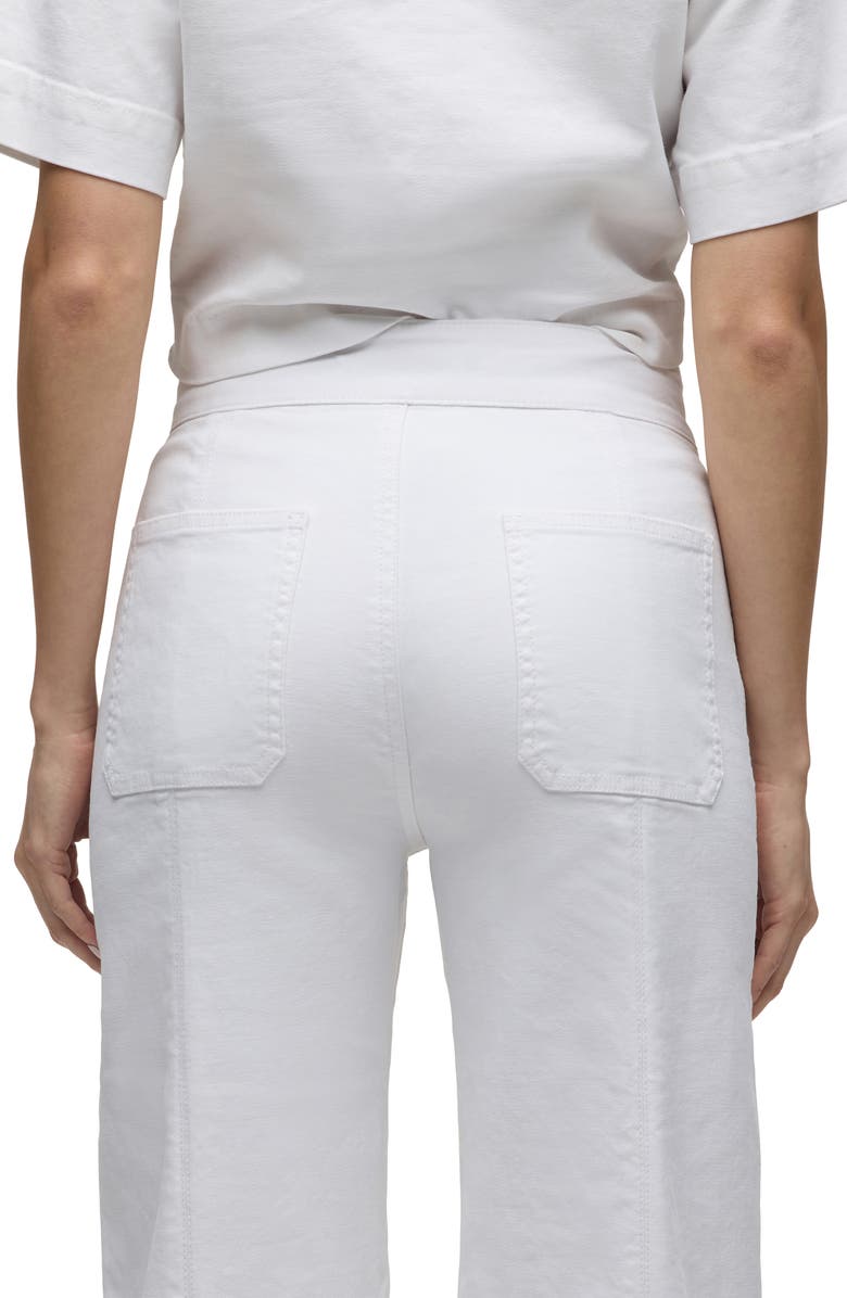 Hudson Jeans Tie Waist Wide Leg Trousers, Alternate, color, 