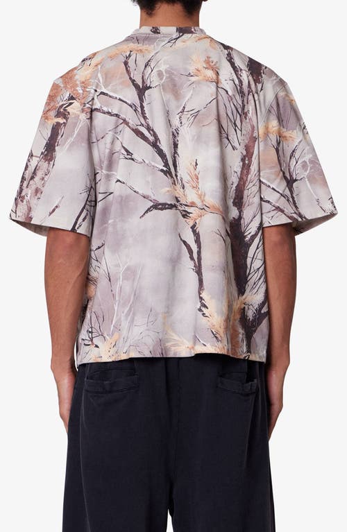 Mnml Camo Print Oversize Cotton T-shirt In Multi