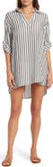 BOHO ME Yarn Dye Stripe Cover-Up Tunic