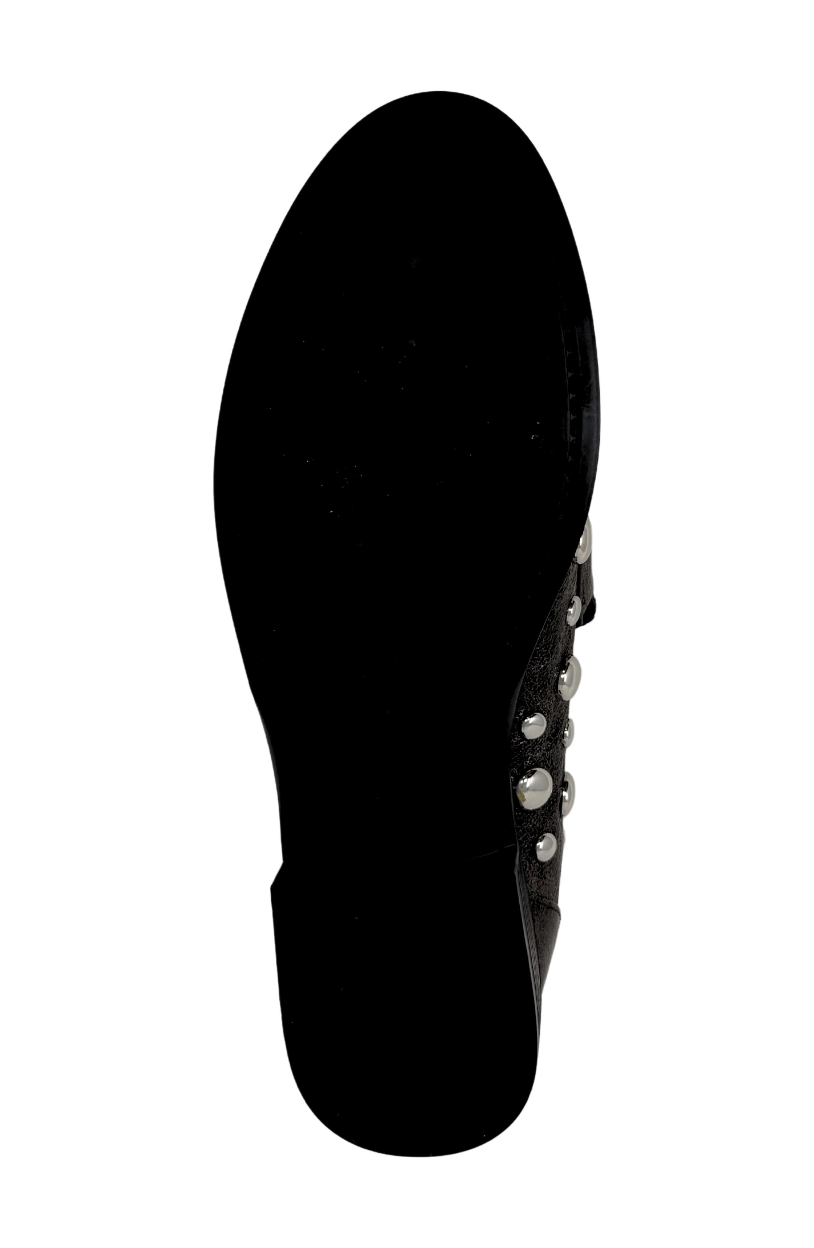 SHUSHOP Trisha Penny Loafer, Alternate, color, Charcoal