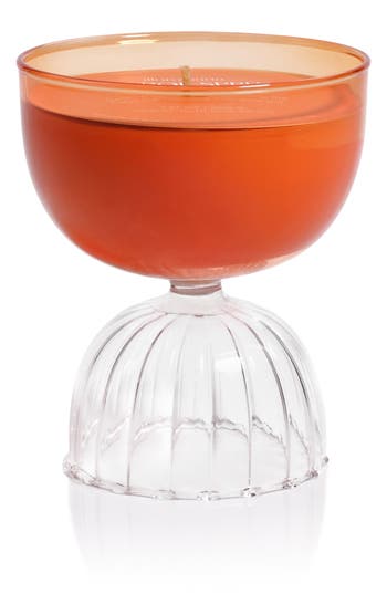 Zodax Cocktail Candle In Amber-orange